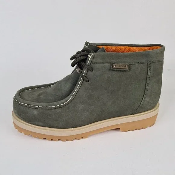 B-Boots | Shoes | Bboots By Buffalino Men Olive Suede  display picture 1